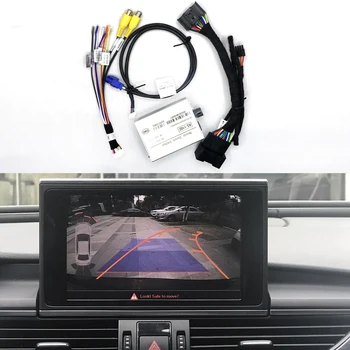 Интерфейс камеры заднего Вида Система Дооснащения Системы Помощи При парковке Для Audi A4 8K B8 2010 2011 2012 2013 2014 2015 MMI 3G/3G+Декодер
