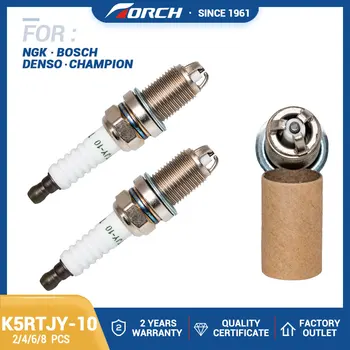 Высокоэффективная 3-Электродная Свеча Зажигания K5RTJY-10 для Аксессуаров Denso K16TNR-S9 Champion RC89TMC Brisk DR15TC