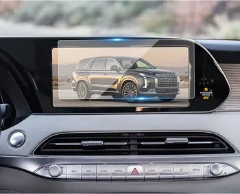Для Hyundai Palisade 12,3-дюймовый сенсорный экран из закаленного стекла 2023 2024 Аксессуары Palisade GPS-навигация HD Защитная пленка