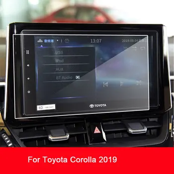 Защитная пленка из закаленного стекла для Toyota Corolla 2019, Защитная пленка для экрана навигации автомобиля, центральный экран дисплея управления