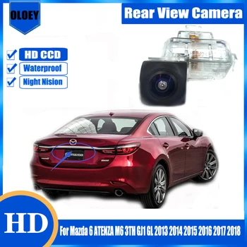 HD Камера заднего Вида Для Mazda 6 ATENZA M6 3TH GJ1 GL 2013 2014 2015 2016 2017 2018 Ночное видение резервная Парковочная Камера Заднего Вида