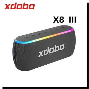 Xdobo X8III 60 Вт Беспроводной Bluetooth Динамик На Открытом Воздухе С RGB Подсветкой Bluetooth Аудио Громкой Связи Портативный Музыкальный Центр IPX7