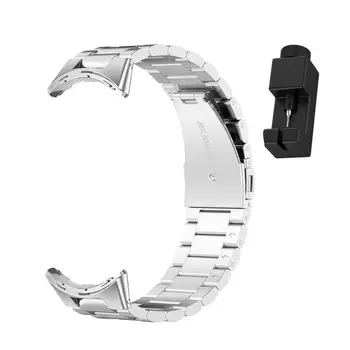 Ремешок для часов, металлический ремешок для часов Google Pixel, ремешок с оплеткой из нержавеющей стали, универсальный для большинства мужских и женских запястий.