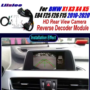 Для BMW X1 X3 X4 X5 F48 F25 F26 F15 2010-2020 Интерфейс Камеры Заднего Вида Автомобиля Адаптер Подключения Оригинального Монитора Обратного Декодера