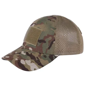 Мужская уличная военно-тактическая камуфляжная сетчатая кепка для рыбалки, охоты, пешего туризма, баскетбольной бейсболки, регулируемая спортивная кепка для взрослых