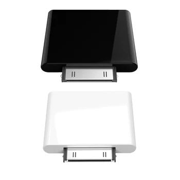 30pin Bluetooth-совместимый передатчик, 40mA Беспроводной Bluetooth-совместимый черно-белый приемник, профессиональный адаптер для Ipod