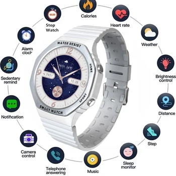 2023 Новые Модные Женские Смарт-Часы Heart Rate Blood Oxygen Спортивные Часы 1,32 Дюйма Bluetooth Call Smartwatch Для Android IOS