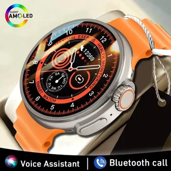 AMOLED Смарт-Часы Спортивный Фитнес-Браслет NFC Tiktok Control Голосовой Ассистент Водонепроницаемые Умные Часы Для Мужчин И Женщин