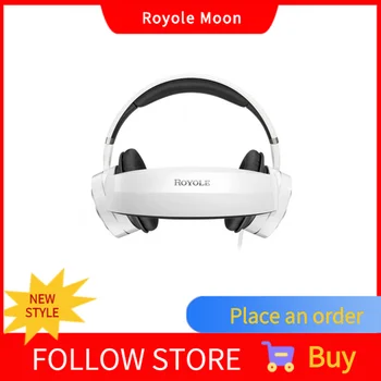 Royole Moon 2023 Новейший 3D Виртуальный Мобильный Кинотеатр All-in-One VR Гарнитура HIFI Гарнитура С эффектом Погружения в Виртуальную Реальность Очки Виртуальной реальности
