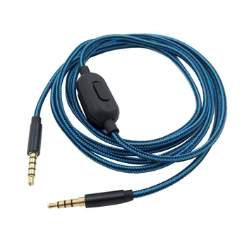 Портативный кабель для наушников Аудиокабель для Logitech Astro A10 A40 A30 Наушники Аксессуары для гарнитуры