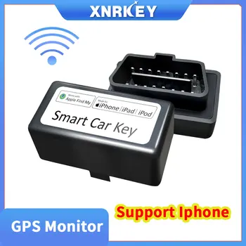 XNRKEY, Новый универсальный трекер для авто, автомобильный OBD GPS локатор, Быстрая установка официального приложения Apple, умный трекер с защитой от потери