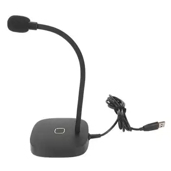 USB-микрофон Профессиональный 360-градусный всенаправленный звукосниматель Конденсаторный микрофон для потоковой передачи, подкастинга, записи вокала новинка