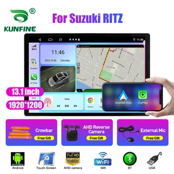 13,1-дюймовое автомобильное радио для Suzuki RITZ Автомобильный DVD GPS Навигация Стерео Carplay 2 Din Центральный мультимедийный Android Auto