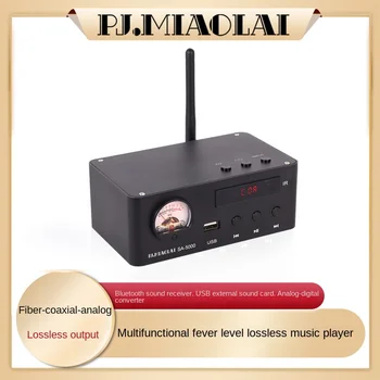 PJ MIAOLAI SA-5000 Аудиодекодер HiFi Музыкальный плеер Оптический Коаксиальный ЦАП U-дисковый Аудиодекодер Волоконно-Коаксиальный ЦАП с Питанием