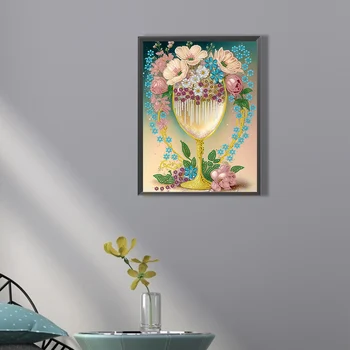 30x40cm5D DIY Частичный Набор для алмазной живописи с дрелью специальной формы, Настенное художественное изображение из горного хрусталя, Подарки для украшения дома